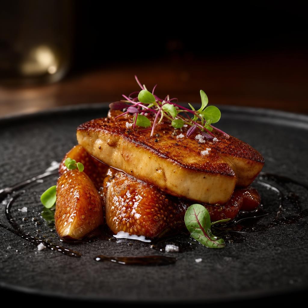 Foie gras met vijgencompote
